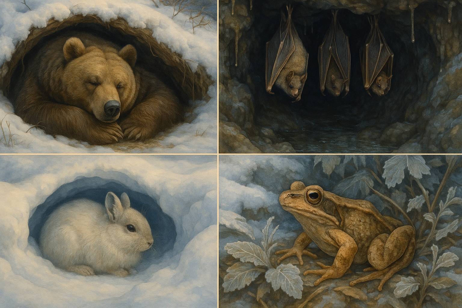 Animales que hibernan de formas sorprendentes: cómo funciona y especies únicas