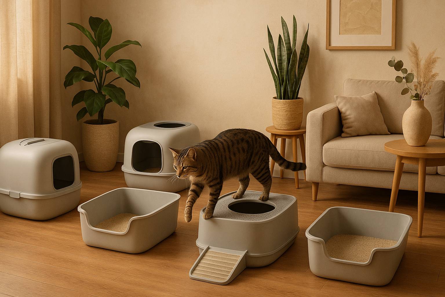 Cómo elegir el arenero ideal para gatos según su comportamiento