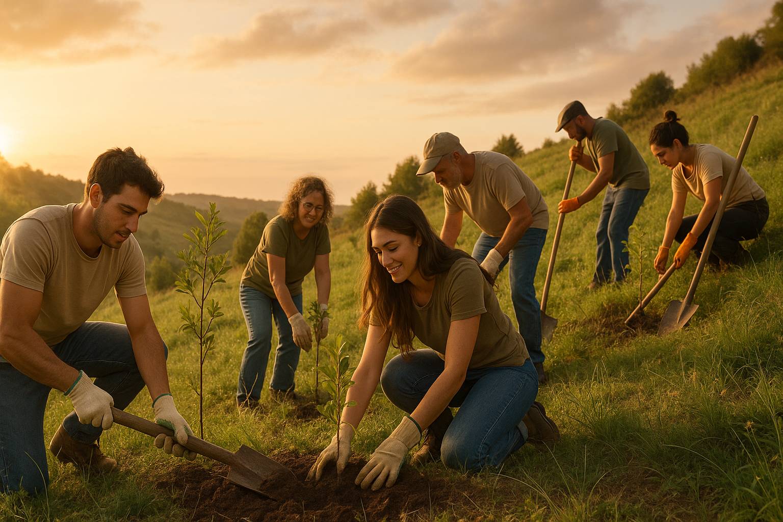 Cómo los voluntarios ayudan en programas de conservación