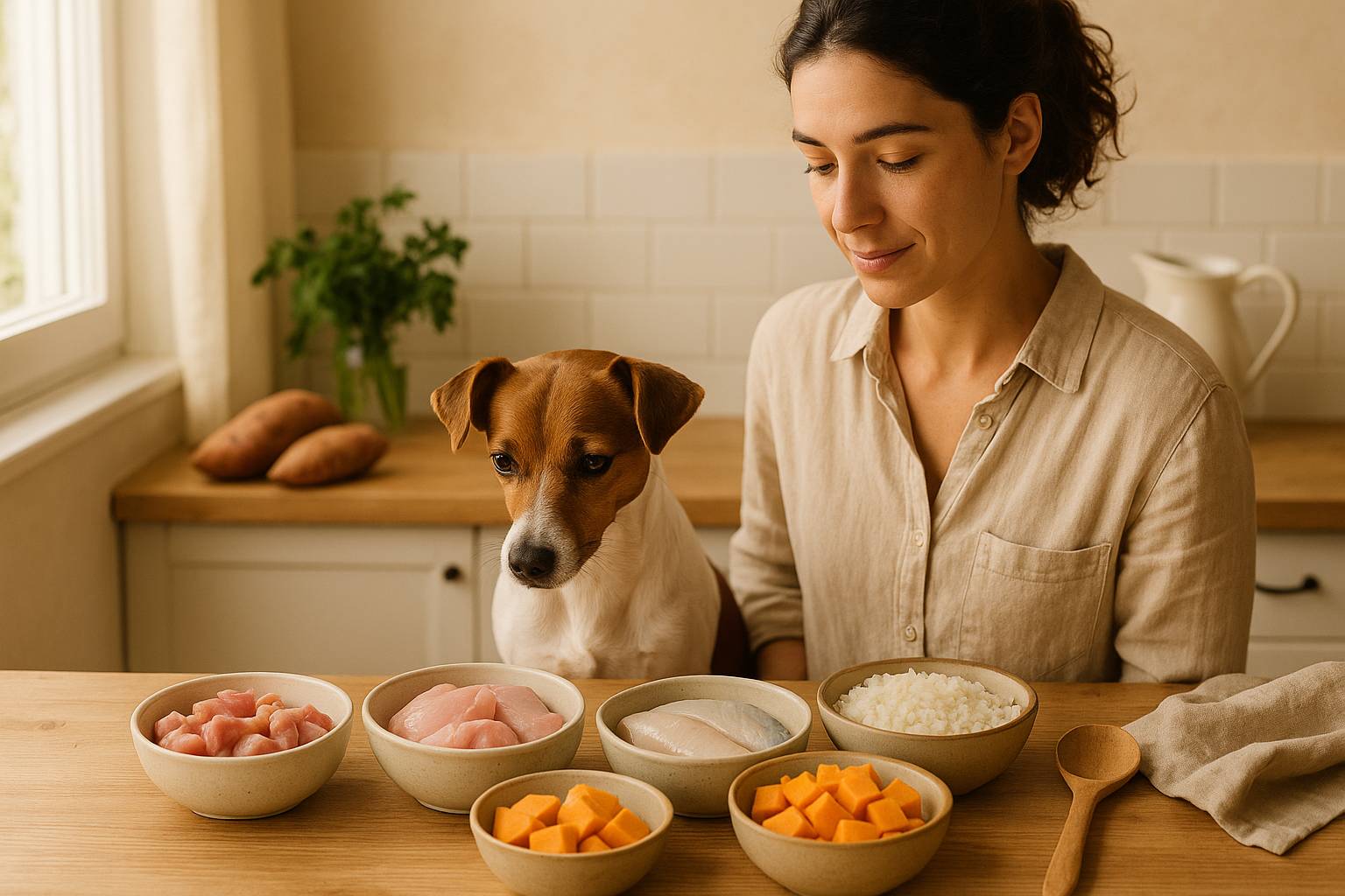 La mejor dieta casera para perros pequeños con alergias
